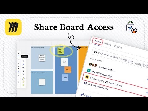 How to share a board in Miro (Grant Permission Control)