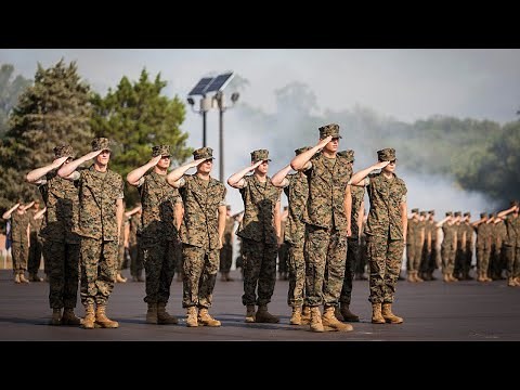 USMC OCS Graduation and Commissioning Ceremony, OCC-236 2021