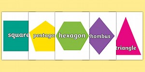 2D Shapes Display Cut Outs