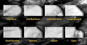 All the Different Types of Countertop Edges and the Pros & Cons of Each