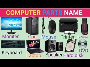 Computer Parts Name With picture | Computer Tools Name List | Basic parts of Computer