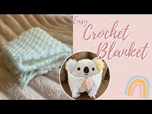 DIY Crochet Blanket for a Stuffed Animal | Beginner Friendly