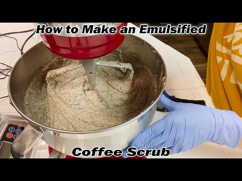 How To Make A Coffee Scrub (DIY Emulsified Coffee Scrub With Real Caffeine)