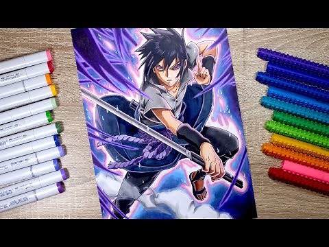 Drawing SASUKE UCHIHA Rinnegan | Wifey Arts