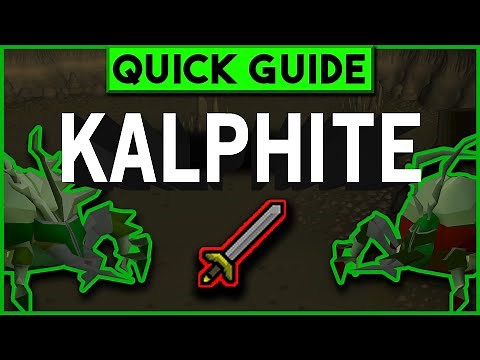 Kalphite Slayer Guide OSRS - January 2019
