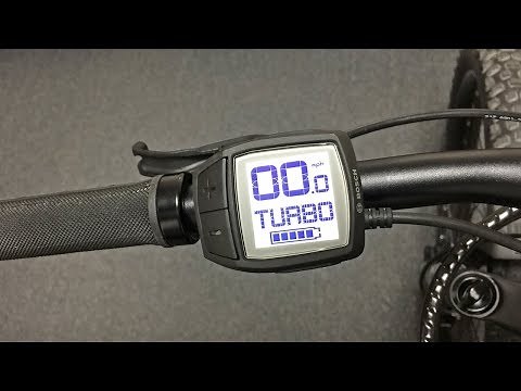 Bosch Purion Electric Bike Display Settings