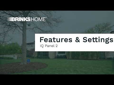 Brinks Home IQ Panel 2 - Features & Settings