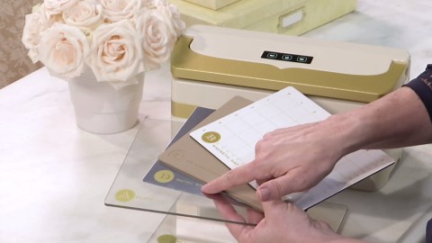 Anna Griffin Empress Machine - Electric Die Cutting and Embossing Machine for Card Making, Complete Plate System, Cutting Dies and Embossing Folders - 13 x 6 x 6.1 inches