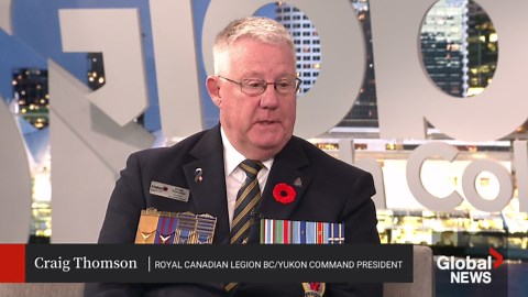 Royal Canadian Legion on the importance of reflection on Remembrance Day
