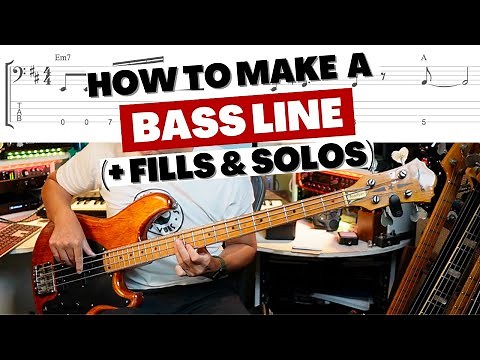 Creating Bass Lines: Technique/Rhythm/Fills/Bass solo