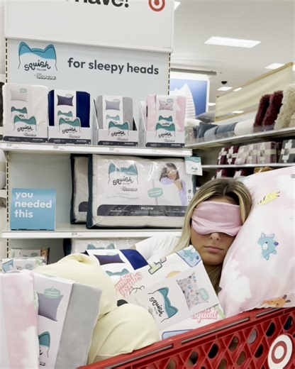 Pillows as soft as your fave plush! 💤 The NEW Squish Pillows are here with six pillow covers for the coziest sleep. https://tgt.biz/u24w4u | Target