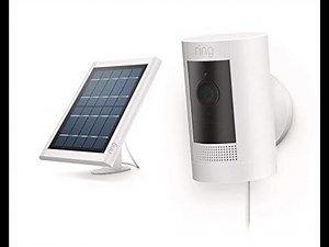 Unboxing and Installing a Ring Stick Up Camera with Solar Panel - Ring Doorbell 3 Compatible