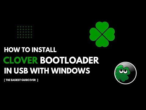 How to install Clover Bootloader on external USB from Windows