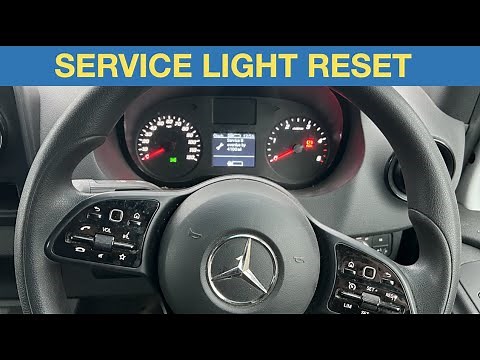 2019 Mercedes Sprinter service light reset procedure