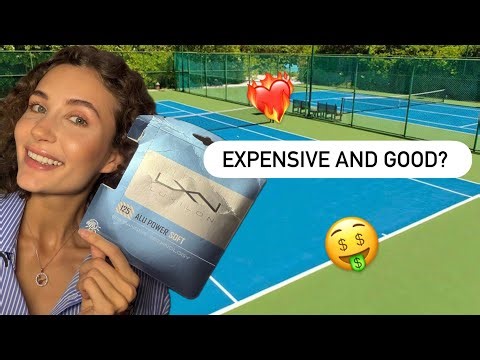 The best tennis strings ever? |Alu Power Soft Review|