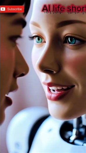 Robo Girl Meets Human Boy: The Ultimate Sci-Fi Encounter! 🤖👦❤️🥰#ai #fypシ゚viral