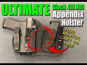 The ULTIMATE Glock 43X MOS Appendix Carry Holster for Concealed Carry (Glock 43X and 43 too!)
