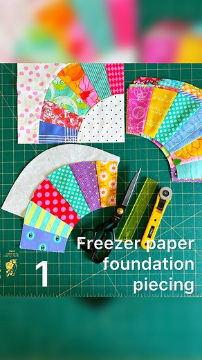 31K views · 320 reactions | •Part 1• Freezer paper foundation piecing...