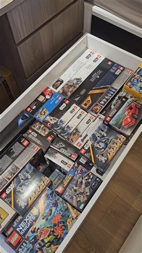 This is how I store my Lego boxes😅#lego #legostarwars