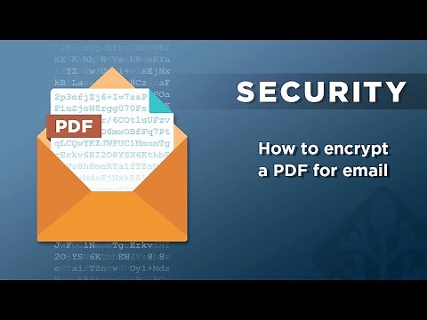 How to encrypt a PDF file for email securely without passwords