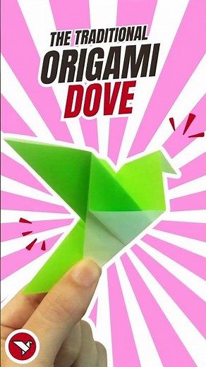 Easy Traditional Origami Dove Tutorial | Peaceful Paper Bird in 5 Minutes