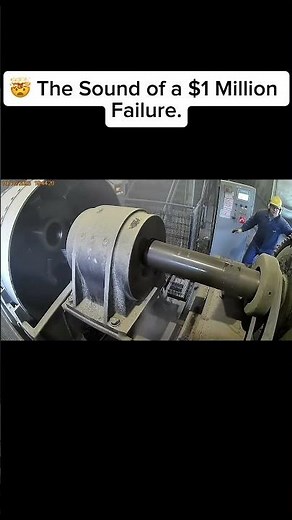 ⚠️ HORROR! Massive Industrial Shaft Shears Off Mid-Run (Catastrophic) #shorts