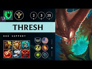 Thresh Support vs Braum - NA Challenger Patch 25.S1.2