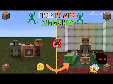 Command Block Tutorial #148: Frog Power Commands in Minecraft (1.19+)