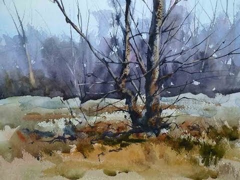 Painting Trees in Watercolour