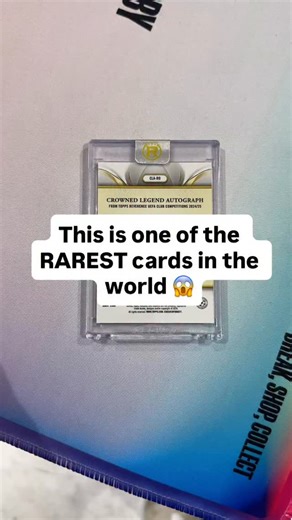 12K views · 388 reactions | One of the rarest cards of one of the greatest footballers to ever live. INSANE.  | Topps FC | Facebook