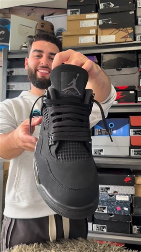 Sneaker Reseller / c.kicks on Instagram: "Jordan 4 Black Cat Laces Tutorial 🤩"