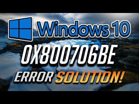 Fix Windows Update Error 0x800706be in Windows 10 [3 Solutions] 2025