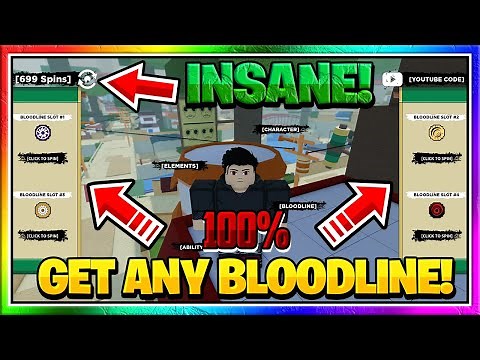 (FREE!) Best Method To Get Every Bloodline In Shindo Life