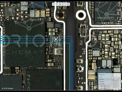 Xiaomi Mi 10 5G LCD Light Graphics Solution Mi 10 Display Backlight & Screen Fix