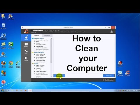 How to use CCleaner tutorial & Clean your Computer - Free & Easy