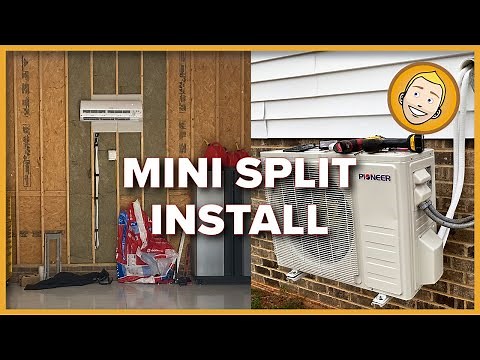 Pioneer Mini Split FULL DETAILED DIY INSTALL