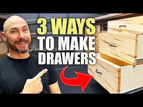 3 Ways To Build EASY DIY Drawers | Good, Better, Best