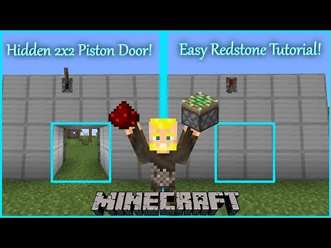 Making a 2x2 Piston Door in Minecraft is Easy! (Java)