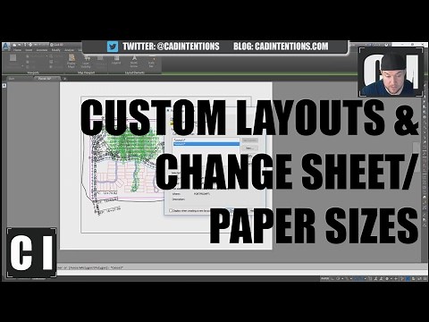AutoCAD How to Create Custom Layouts and Change Sheet Sizes