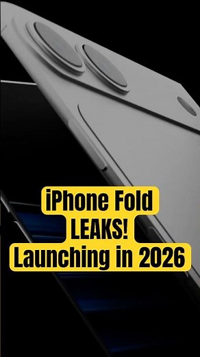 iPhone Fold LEAKS — WHOLE NEW DESIGN REVEALED!
