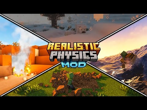 The Best Mod To Minecraft Look Unbelievable | Physics Mod [Full Showcase]