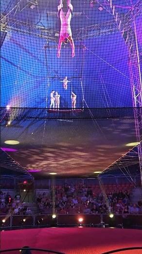 Amazing Aerial Performance! Trapeze Masters! Circus Vargas! Flipping, soaring, defying gravity! 💫🎪✨