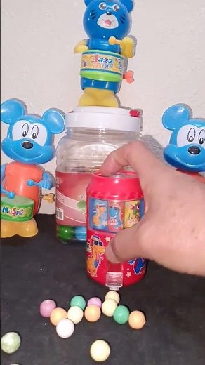 Red Coke Candy Machine dispenser with Mickey mouse drummers #viral #trending #shorts