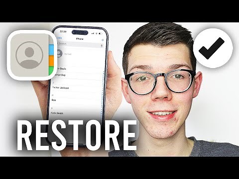 How To Restore Contacts On An iPhone - Full Guide