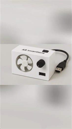 This Mini USB Fan Is So Powerful! 😱 #Fan #usbfan #DIYshorts #Foryou