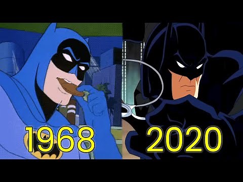 Evolution of Batman in Cartoons (1968-2020)