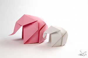 Origami Elephant Tutorial - Paper Kawaii