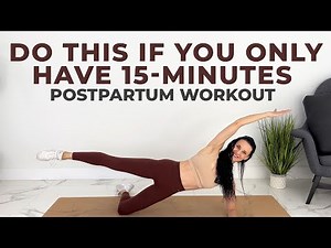 15-Min KILLER Postpartum Workout 🔥 (Short & EFFECTIVE!)