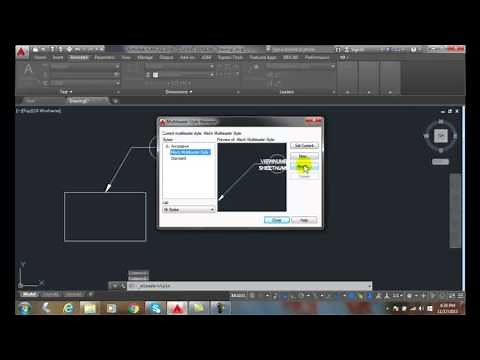 AutoCAD I 18-17 Changing Multileader Styles