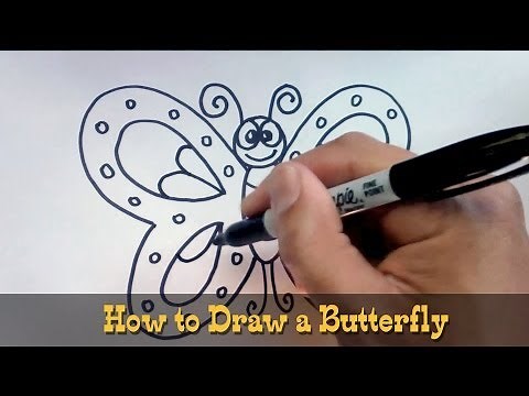 How to Draw a Butterfly